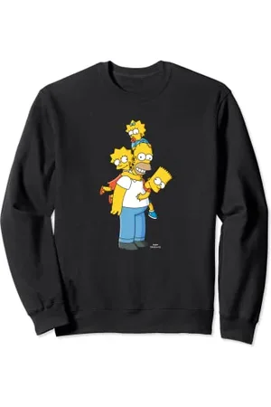 The Simpsons Homer Lisa Bart and Maggie Play Sweatshirt
