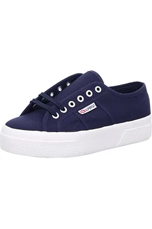 Superga Unisex 2740 Platform Oxford-Schuh, Marineblau Favorio, 37 EU