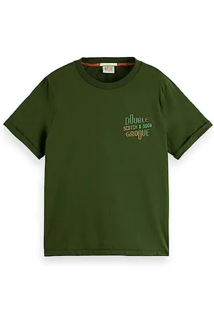 Scotch&Soda Damen Cotton In Conversion Double Groove Regular Fit T-Shirt, , XS