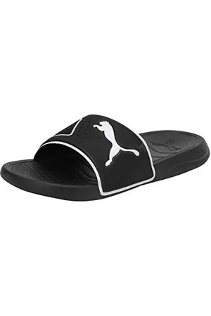 PUMA Unisex Popcat 20 TS Dusch und Badeschuhe, Black White, 39 EU