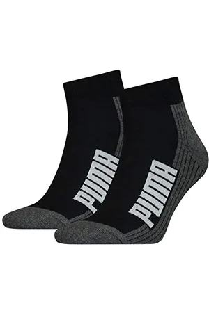 PUMA Unisex Quarter, Black/White, 39/42 (2er Pack)