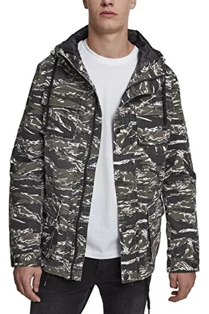 Urban classics Herren TB2093-Tiger Camo Cotton Jacket Jacke, , Medium (Herstellergröße: M)