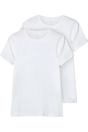 NAME IT Jungen Nkmt-shirt Slim 2p Noos T Shirt, , 158/164 EU