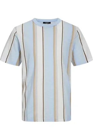 JACK & JONES Male T-Shirt All Over Print Rundhals T-Shirt