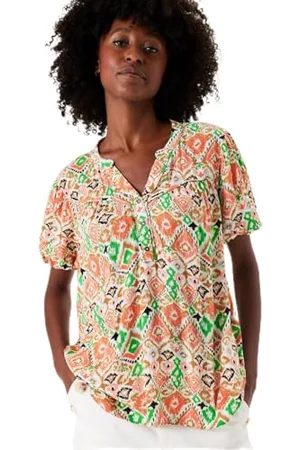 Garcia DE LA Cruz Damen Shirt Short Sleeve Bluse, , M EU