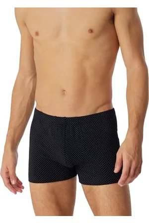 Schiesser Herren Short Für Männer Weich Und Bequem Ohne Gummibund Bio Baumwolle - Cotton Casual Unterwäsche, , XL EU