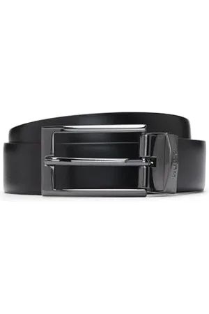 HUGO BOSS HUGO Herren Elvio-U Gürtel, per pack Schwarz (Black 002),85