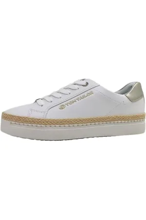 TOM TAILOR Damen 5390320023 Sneaker, White, 37 EU