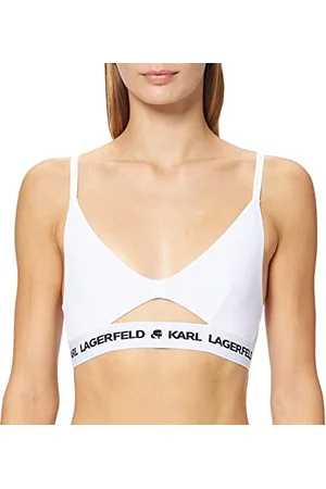 Karl Lagerfeld Damen Peephole Logo Bra Büstenhalter, , M EU