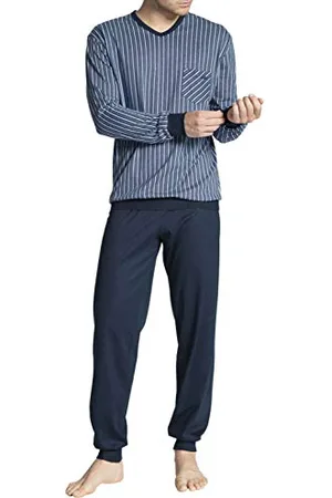 Calida Herren Relax Imprint Zweiteiliger Schlafanzug, , 58-60 EU