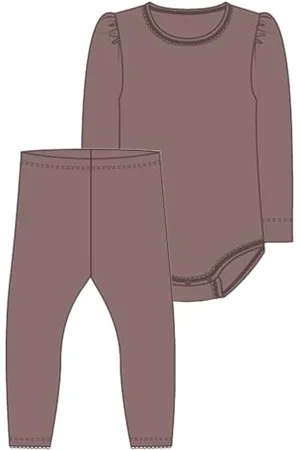 NAME IT Damen Nbfnigella Ls Slim Body/Legging Set, , Numeric_80