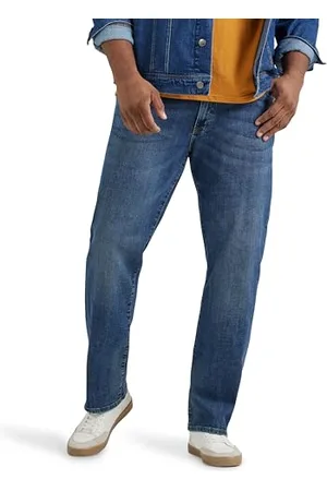 Lee Herren Big & Tall Extreme Motion Relaxed Straight Jeans, , 46W / 29L