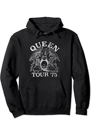 Queen Offizielles Tour 75 Wappen Logo Pullover Hoodie