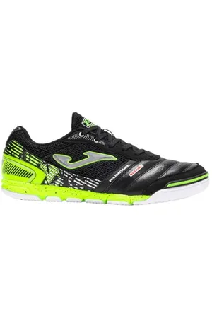 Joma Herren Indoor Football Trainers, Schwarz/Grün, 39 EU