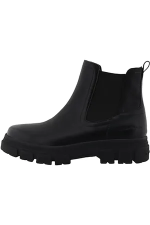 TOM TAILOR Damen 6390890022 Mode-Stiefel, Black, 36 EU