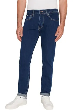 Pepe Jeans Tapered Jeans für Herren, Blau (Denim-CT7), 33W / 30L