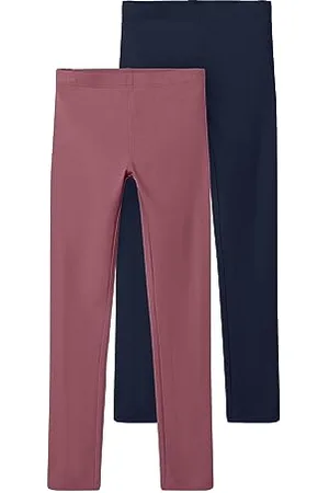 NAME IT NKFVIVIAN 2P Legging L NOOS 13205781, Deco Rose/Packed with Dark SAP, 110/116