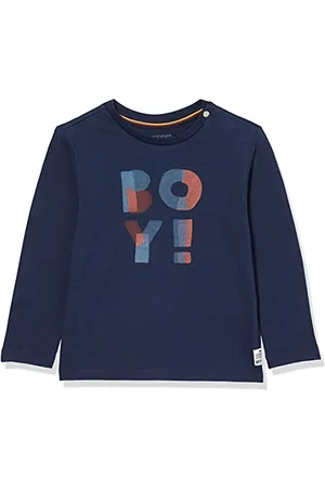 Noppies Baby Baby-Jungen B Tee LS Relizane T-Shirt, Black Iris-P554, 56