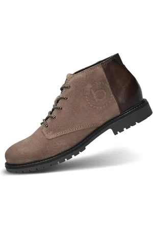 Bugatti Herren-321-AOJ30-1432-1461-43-Stiefel,taupe/dunkelbraun,43