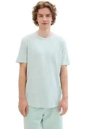 TOM TAILOR Herren T-Shirt mit Streifen-Muster, , S