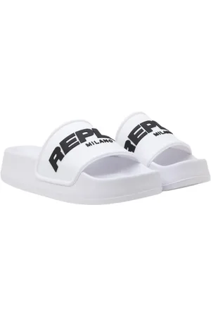Replay Damen Badeschuhe Plateau, Weiß (White 061), 37