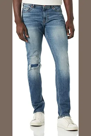 7 for all Mankind Herren Paxtyn Constructor Indigo Jeans, , 34 EU