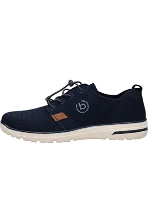 Bugatti Herren BAX Comfort Sneaker, Dark Blue, 46 EU Weit