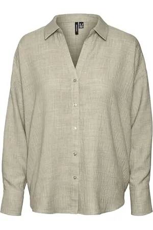 VERO MODA VMMELANEY QUEENY LS Shirt WVN NOOS