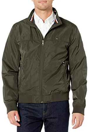 Tommy Hilfiger Herren Performance Faux Memory Bomber Jacket Übergangsjacke, , XXL