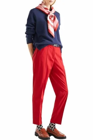 Benetton Damen Pantalone 40K6DF046 Hose, , 44
