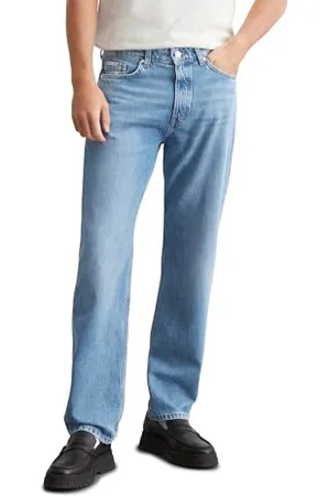Marc O’ Polo Marc OߴPolo Denim Damen Jeanshose aus Bio-Baumwolle Relaxed Fit, Blau , W33/L32