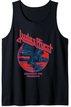 Judas Priest Screaming For Vengeance Blue Eagle Tank Top