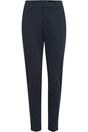 Ichi IHKATE SUS Office PA Damen Hose Stoffhose mit Stretch Enger Schnitt, Größe:XS, Farbe: