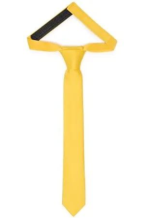 Ladeheid Kinder Krawatte für Jungen - Eleganter matter Look, Vorgebunden mit einem Klettverschluß, Perfekt für besondere Anlässe - Stilvolle Ansteckkrawatte TKM (31cm x 4cm, )