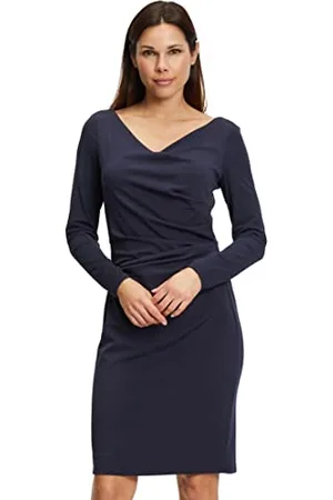 Vera Mont Damen Cocktailkleid mit V-Ausschnitt Night Sky,40