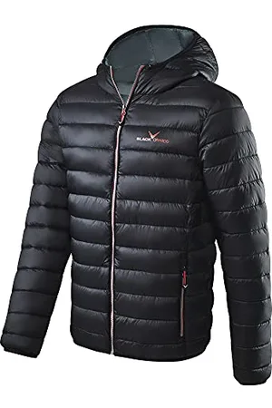 Black Crevice Herren Steppjacke I wind- & wasserabweisende Herren-Jacke I Steppjacke mit Kunstfaserfüllung I Steppjacke mit Kapuze, , 60