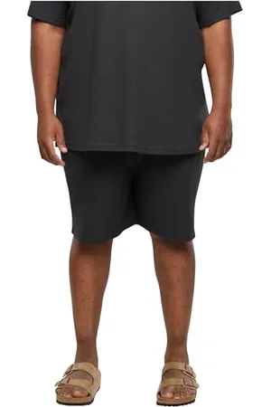 Urban classics Herren TB6677-Waffle Sweat Shorts, Black, XXL
