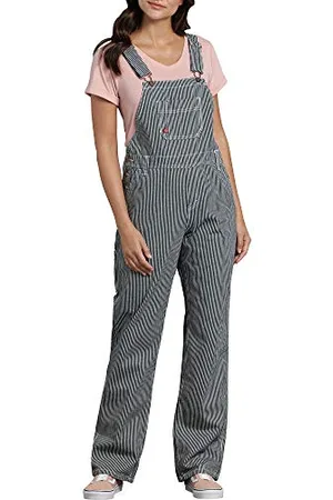 Dickies Damen, Latzhose im legeren Stil mit geradem Bein, , XL