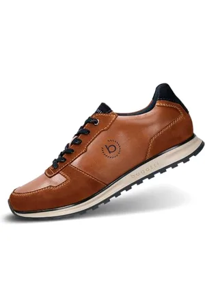 Bugatti Herren Materialmix-Sneaker im klassischen Business-Stil, , 46 EU