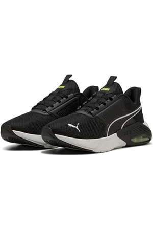 PUMA Unisex X-Cell NOVA FS Straßen-Laufschuh, Black-Yellow ALERT, 37.5 EU