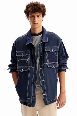 Desigual CHAQ_NARCISO, 5008 DENIM DARK BLUE, XL