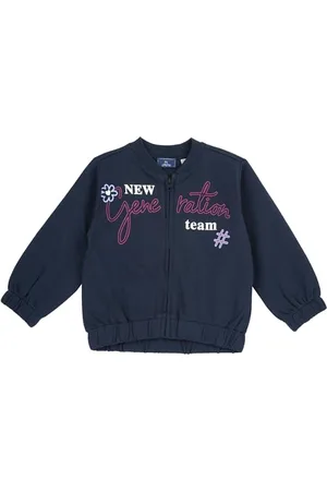 chicco Felpa in cotone, con zip, Mädchen, , 3A, Entworfen in Italien