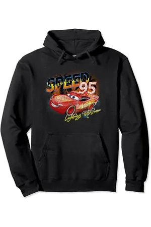 Disney Pixar Cars Lightning McQueen Speed 95 Pullover Hoodie