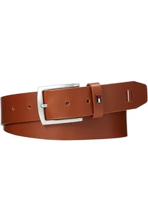 Tommy Hilfiger Herren Gürtel Denton 3.5 Ext Ledergürtel, , 80