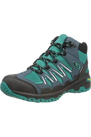 BRUTTING Unisex Expedition Mid Traillaufschuhe, Petrol/schwarz, 38 EU