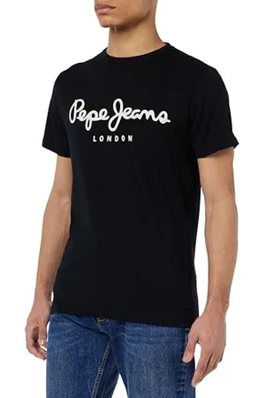 Pepe Jeans Herren Original Stretch N T Shirt, 999schwarz, L EU