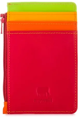 Mywalit 1206 - Leder Kreditkartenetui mit Münzfach Orange One size