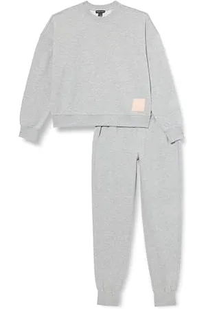 Emporio Armani Damen Iconic Terry Loungewear Tracksuit Sweatshirt, , M