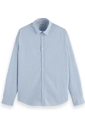 Scotch&Soda Herren Seasonal Essentials Poplin Checked Shirt, , XL EU