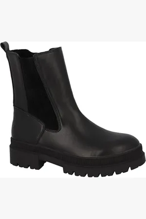 TOM TAILOR Damen 4290490010 Stiefelette, Black, 39 EU